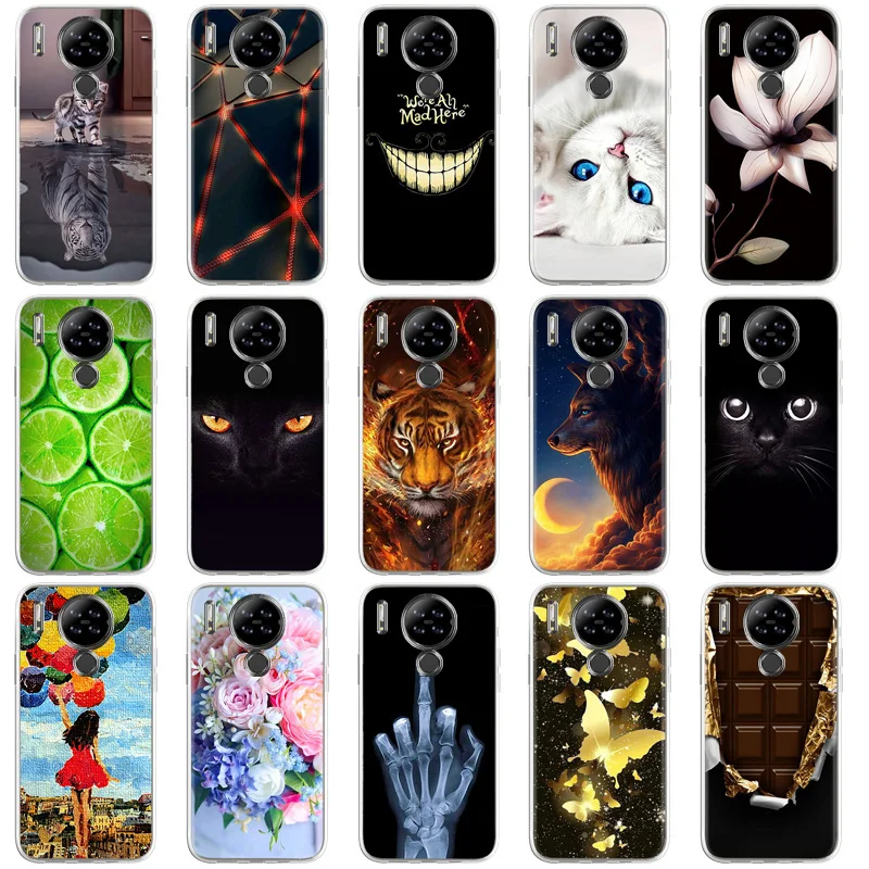 

Phone Case For Blackview A80 A60 Pro Case Silicon Soft TPU Cute Cat Painted Coque For Blackview BV9600 Pro Cover Fundas A 80 60
