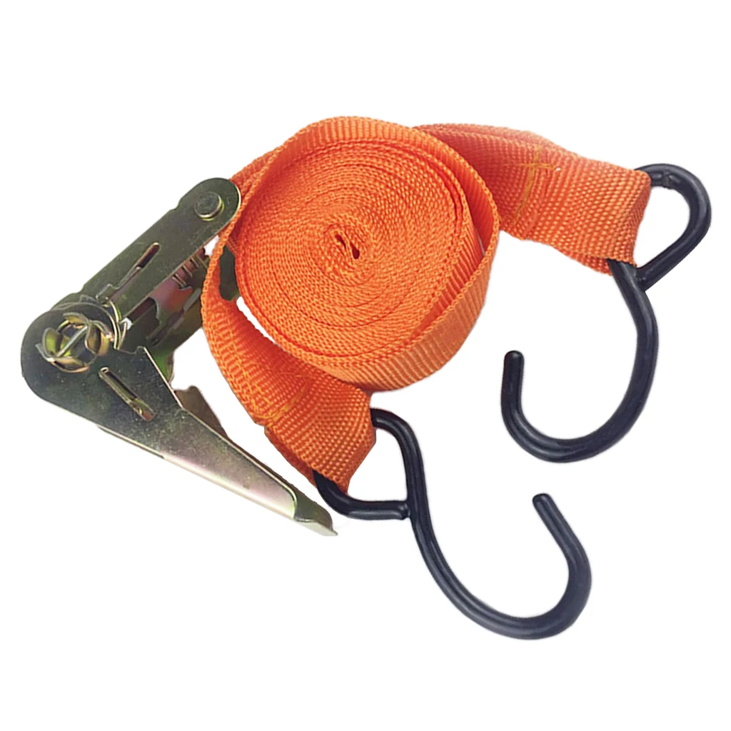 2 шт. трос с храповым механизмом металлической пряжкой 1 &quotx 100&quot|Буксировочные