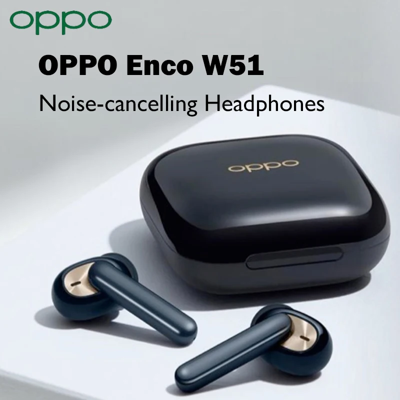 OPPO-auriculares inalámbricos W51 Enco con Bluetooth, dispositivo de audio Universal con cancelación de ruido, TWS, para juegos, música y llamadas