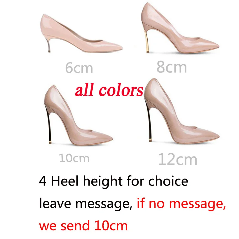 Туфли лодочки женские на шпильке лакированная кожа заостренный носок высокий