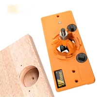 concealed 35mm cup style hinge jig boring hole drill guide forstner bit wood cutter carpenter woodworking diy tools