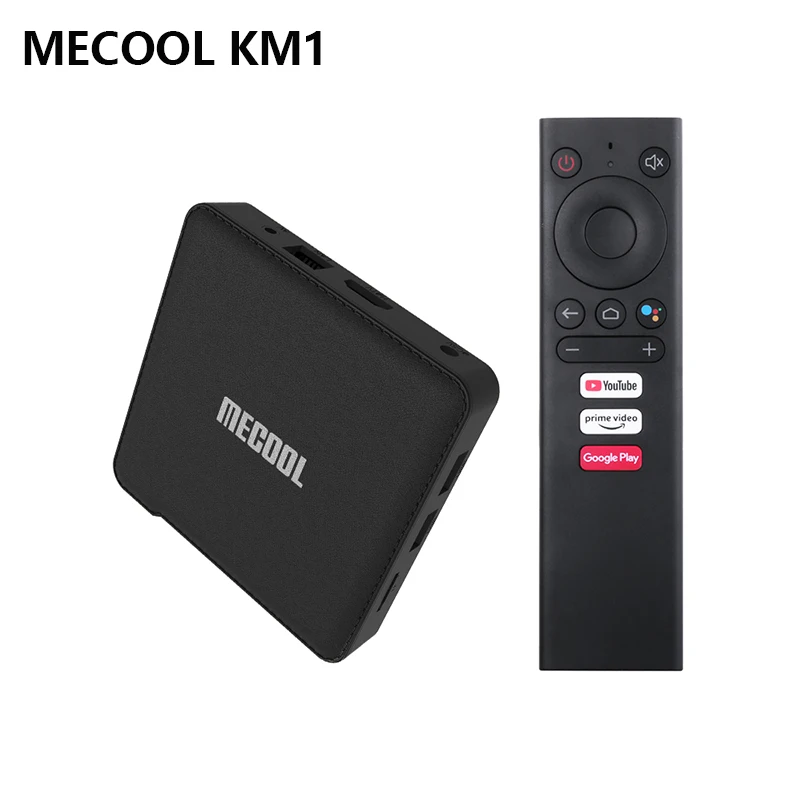 

MECOOL KM1 TV BOX ATV Amlogic S905X3 Android 9.0 4GB RAM 32GB 64GB ROM Wifi Bluetooth 4K HD Google Certified Youtube Set Top Box