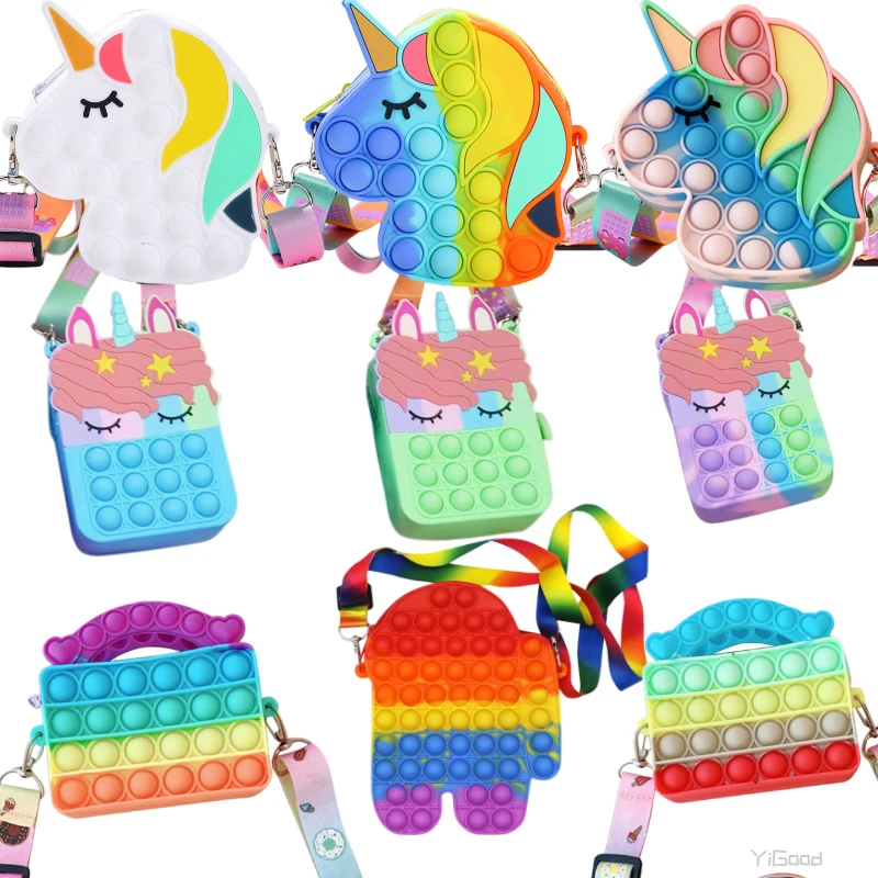 

Игрушки-антистресс для детей, с единорогом