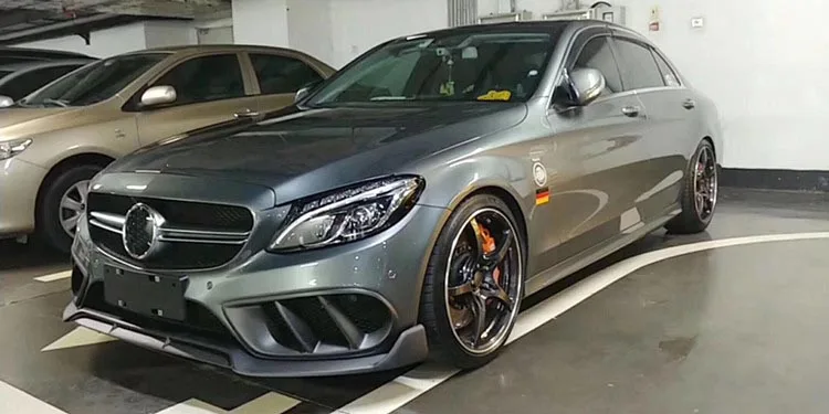 Передний бампер Крышка вентиляционного отверстия отделка для Mercedes Benz W205 C43 AMG C180