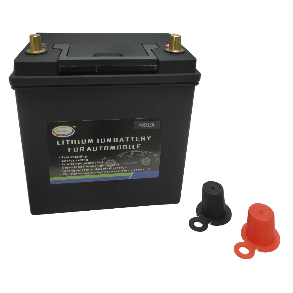 40B19L/R LiFePO4 Батарея 12V литий фосфат литий-ионный Батарея 750CCA Размеры-196*127*202 мм LiFePo4 Батарея для авто автомобиль