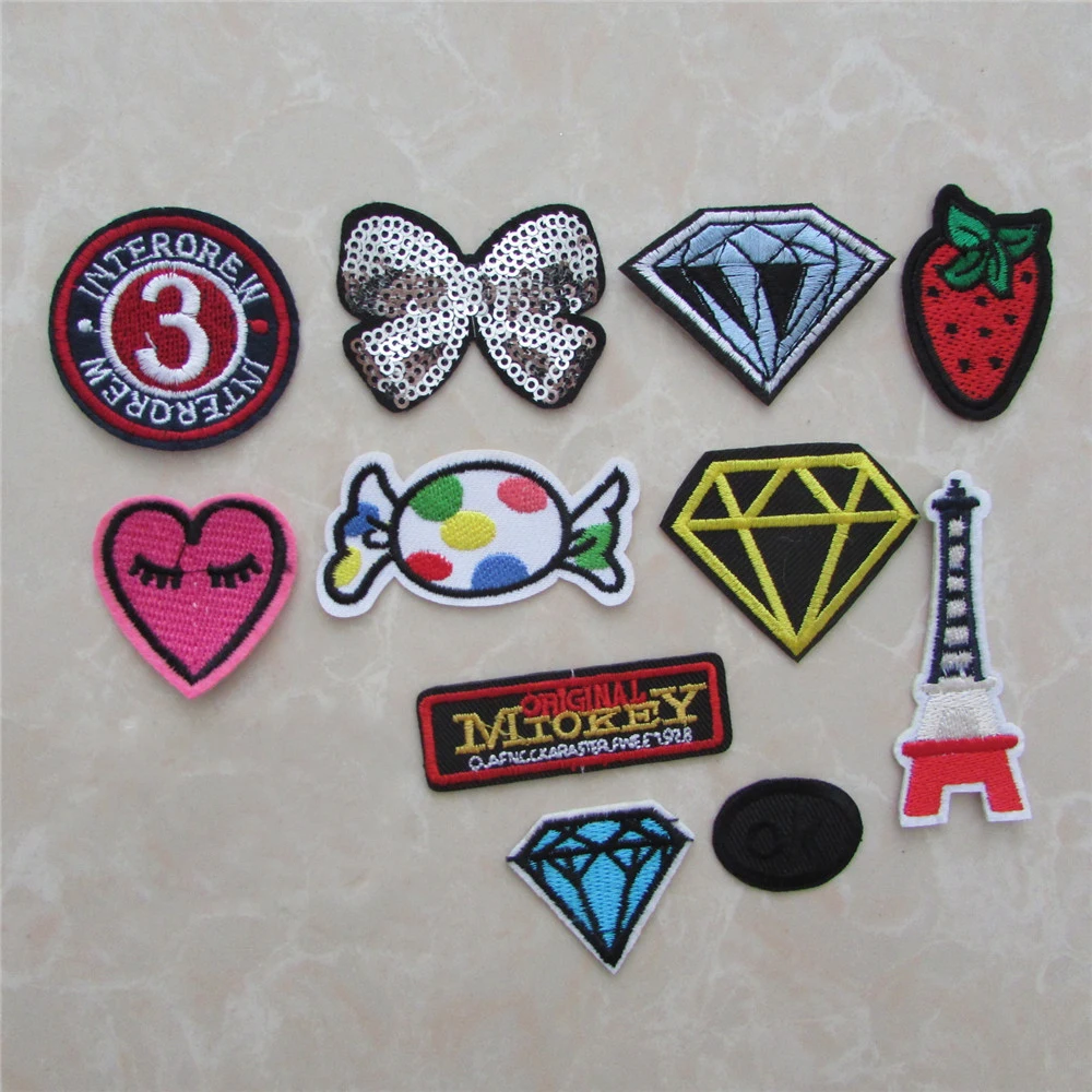 1 шт. Модная стильная термоклейкая аппликация для вышивки|embroidery patch|fashion patchespatches