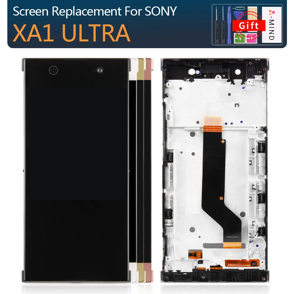6,0 '' Full HD 1080p lcd для sony Xperia XA1 ультра дисплей сенсорный экран дигитайзер для sony Xperia C7 XA1 Ultra lcd