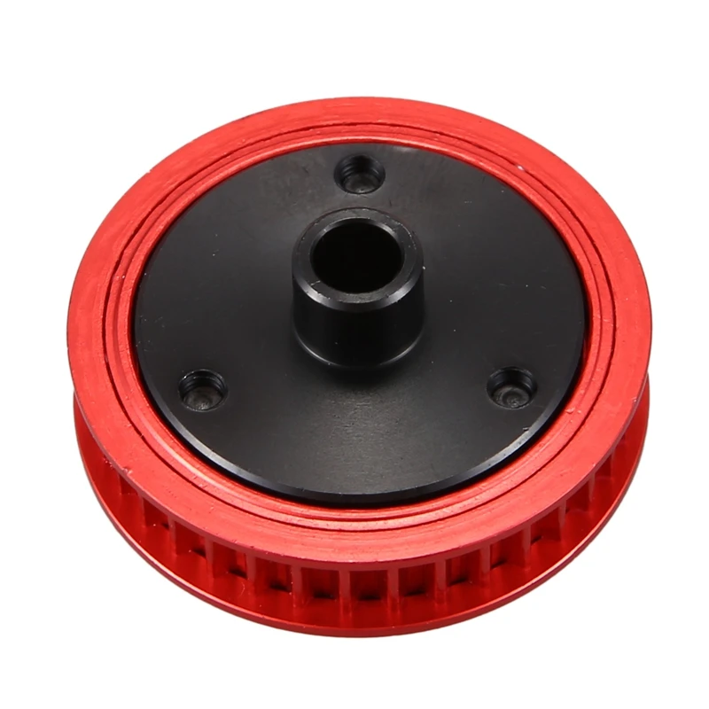 

2 Set RC Car Part: 1 Set Belt Drive Transmission Gears System & 1 Set 1.9 Beadlock Wheel Rim Wheel Hub