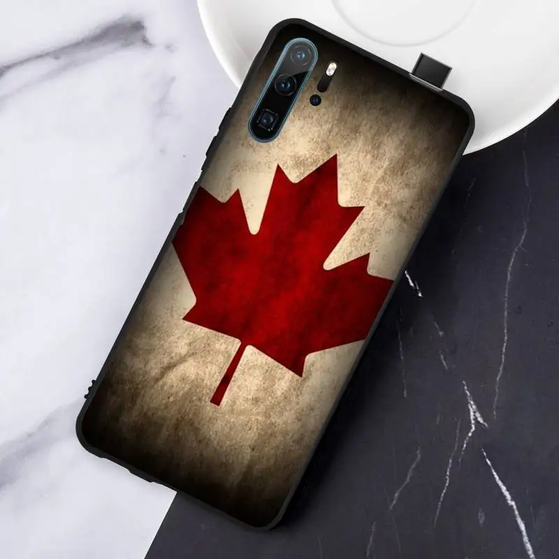 

Canadian flag art Red maple leaf Phone Case For Huawei honor Mate P 10 20 30 40 Pro 10i 9 10 20 8 x Lite