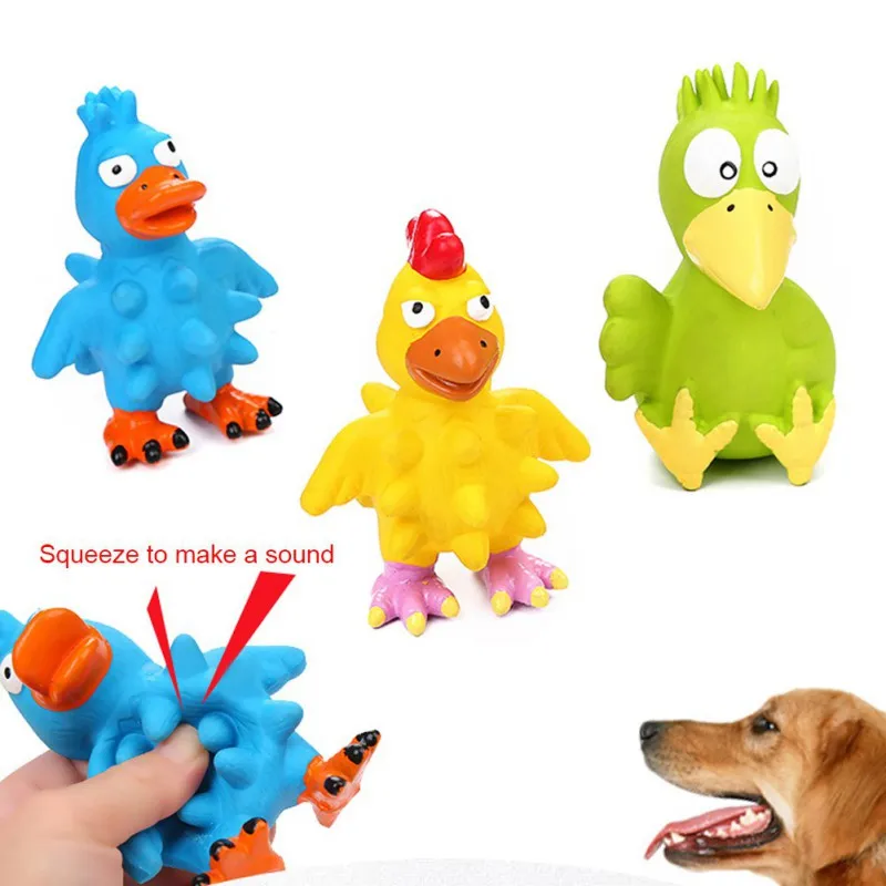 

Puppy Pet Toy Screaming Chicken Squeeze Sound Toy Pets Dog Toys Product Shrilling Decompression Tool Squeak Vent chicken