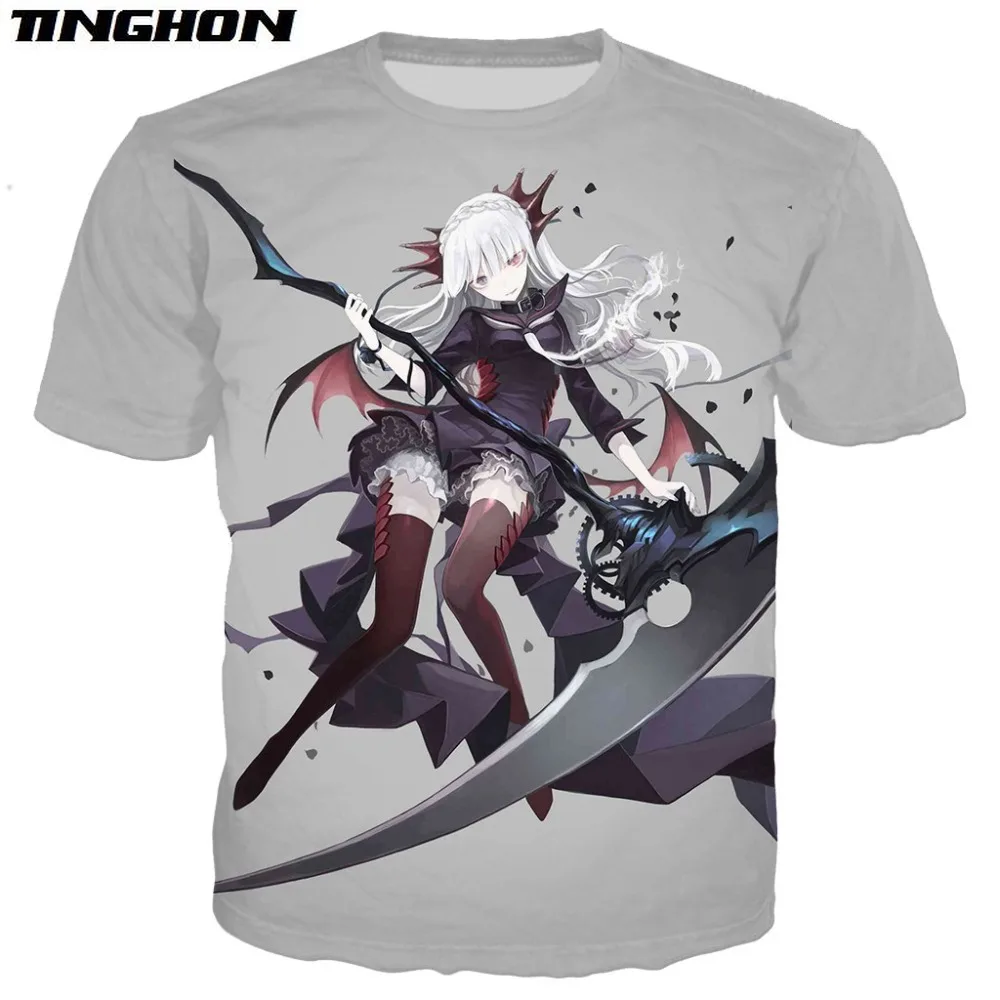 Женская/мужская футболка с 3D-принтом летняя в стиле Харадзюку