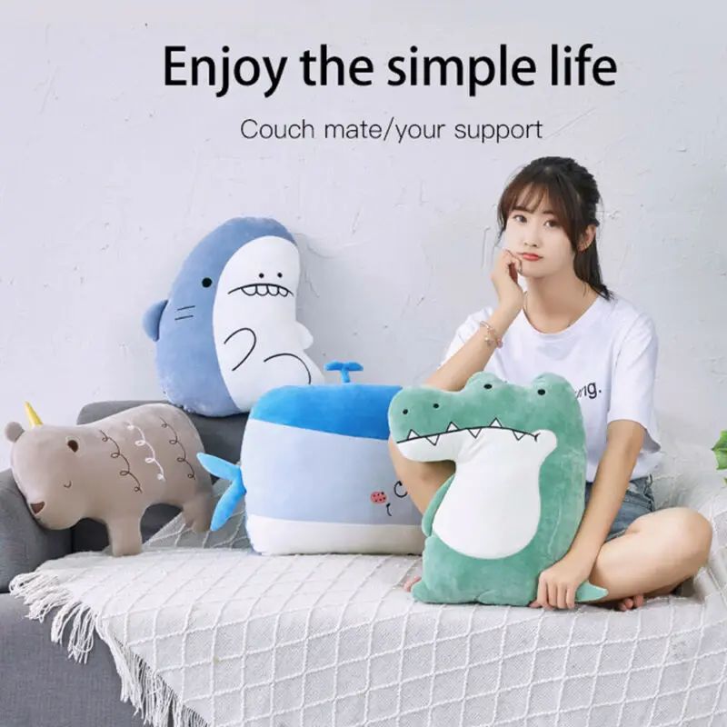 45 см милые морские животные детские плюшевые куклы мягкая подушка подарок Акула