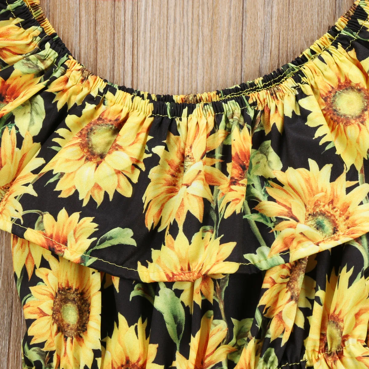 

Brand New Toddler Newborn Baby Girls Flower Romper + Bowknot Headwear Headband Playsuit Jumpsuit Sunsuit Outfits Set Clothes