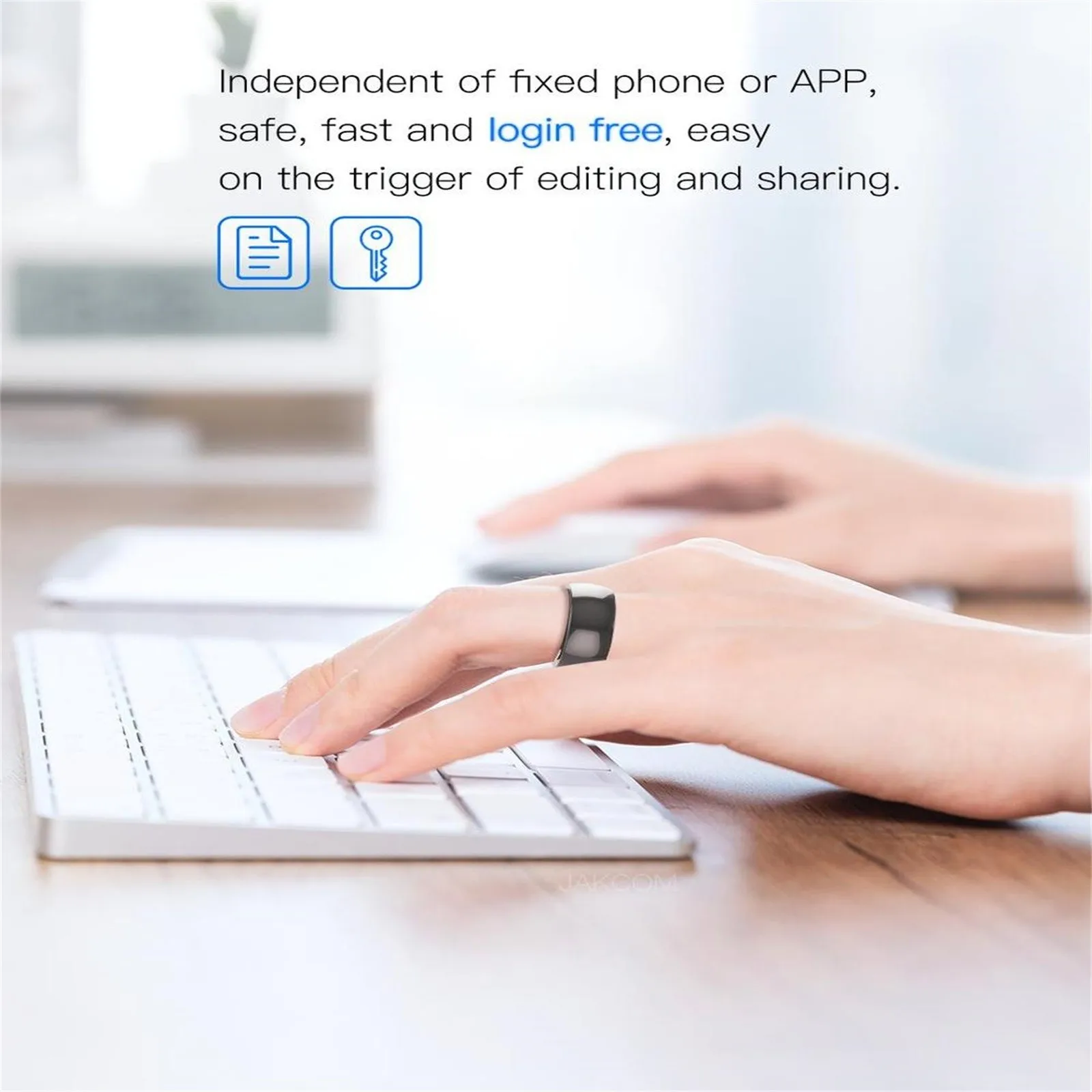 New R4 Waterproof High Speed Nfc Id Ic Card Smart Ring Electronics Phone Support Ios Android Wp Phones Wearable Magic | Электроника