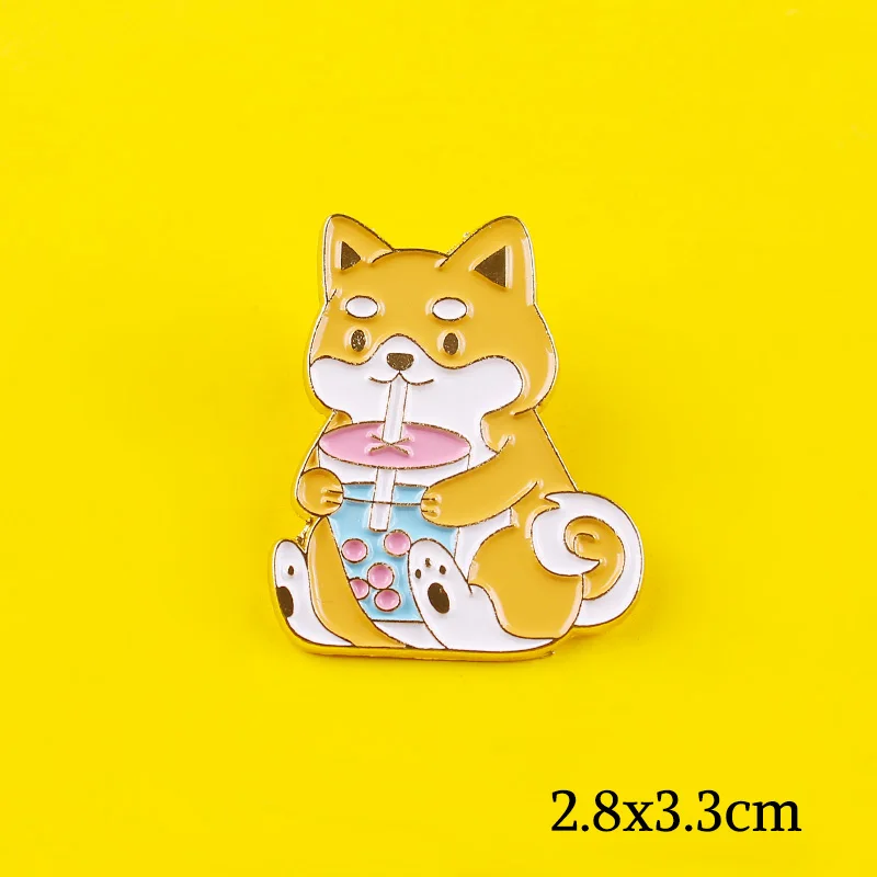 Милые Мультяшные булавки на одежде аниме иконы броши нагрудные значки сумки в