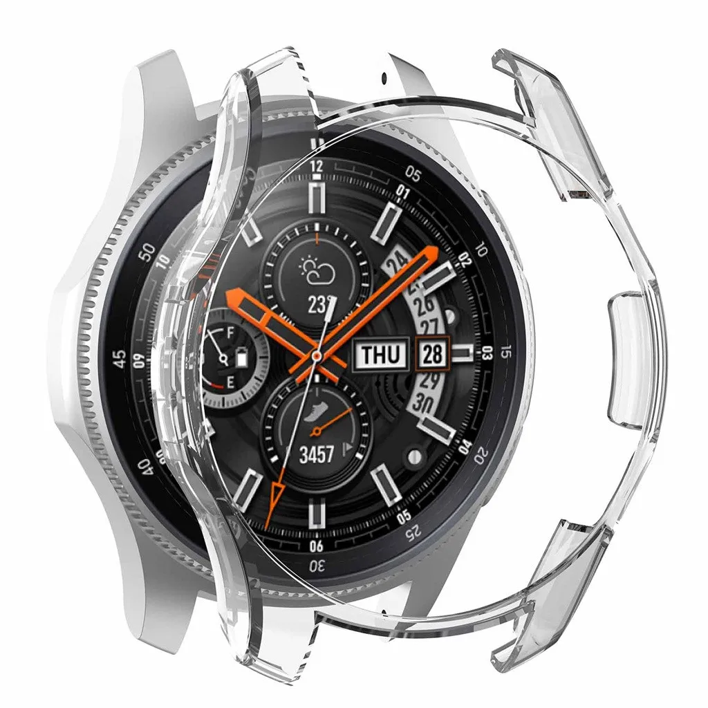 Чехол для часов Ouhaobin samsung Galaxy watch 46 мм Тонкий ПК жесткий защитный бампер полный