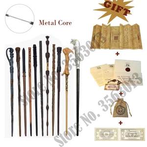 2021 new 35 styles original metal core potters magic wands multichoice weasley newt cosplay gift collections without box free global shipping