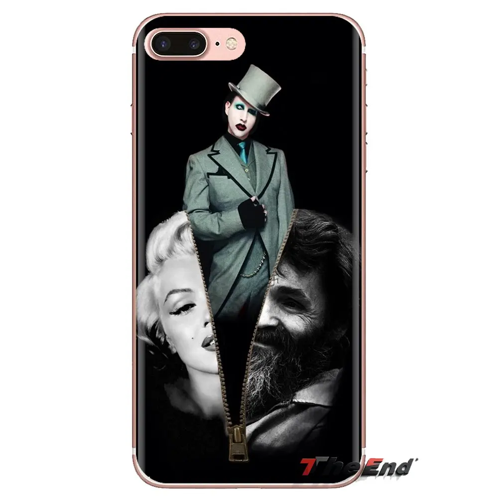 Картина с изображением Мэрилин manson музыка чехол для корпуса телефона huawei G7 G8 P7 P8 P9