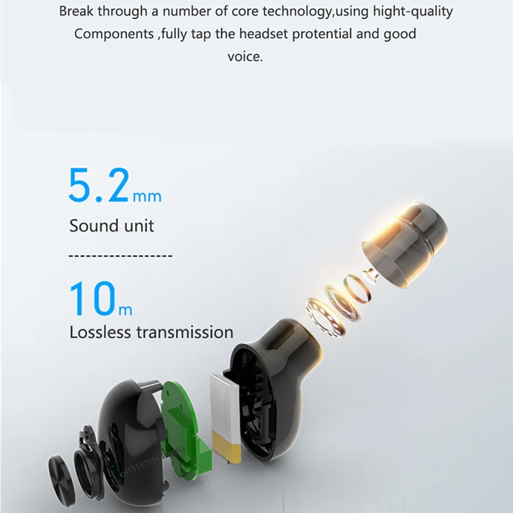 BL1 наушники-вкладыши TWS с Беспроводной Bluetooth наушники одного уха мини стерео
