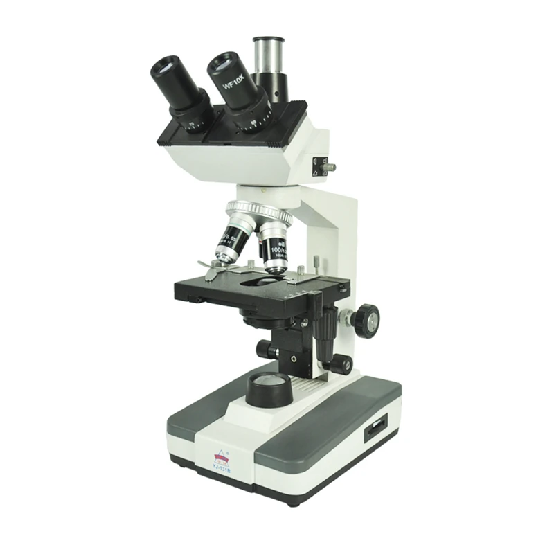 

YJ-131T 1000X оптический микроскоп для студентов/Тринокулярный лабораторный микроскоп