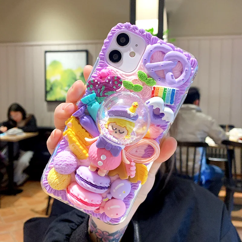 

Чехол «сделай сам» для Samsung s20/S21 plus, чехол с имитацией макарона для galaxy Note 20 ultra 10pro, индивидуальный чехол для S10 s9 plus с пузырьками