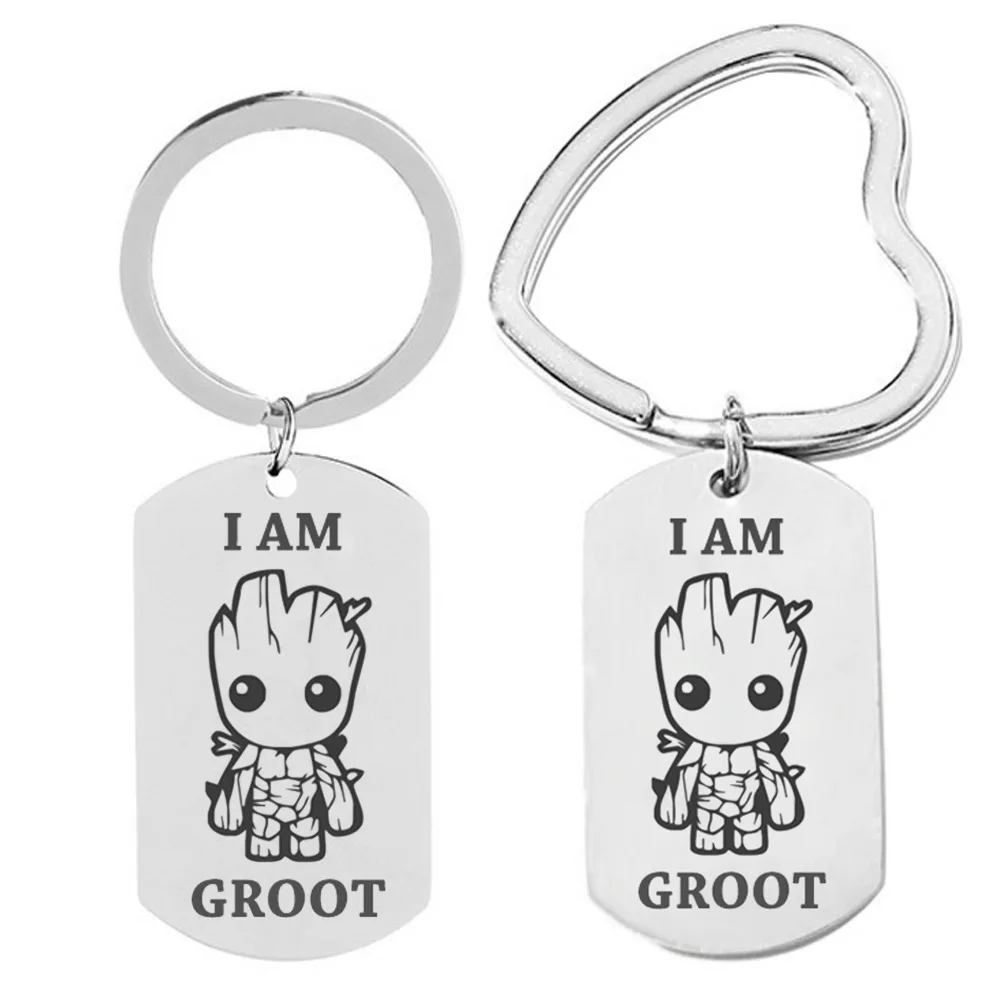 2019 модные детские костюмы с елочкой человек Grootted титановая сталь брелок
