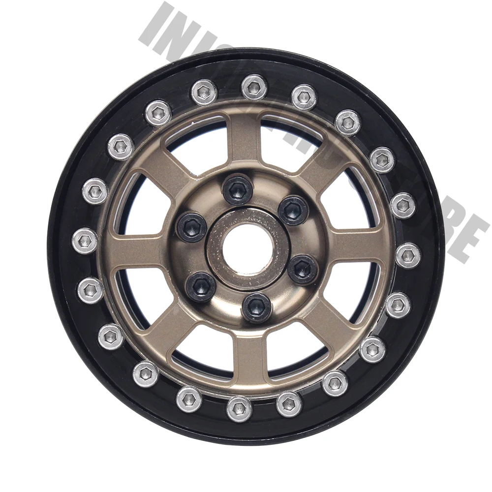 Металлический гусеничный обод колеса 1 9 дюйма RC BEADLOCK для осевого SCX10 90046 AXI03007 D90 1/10