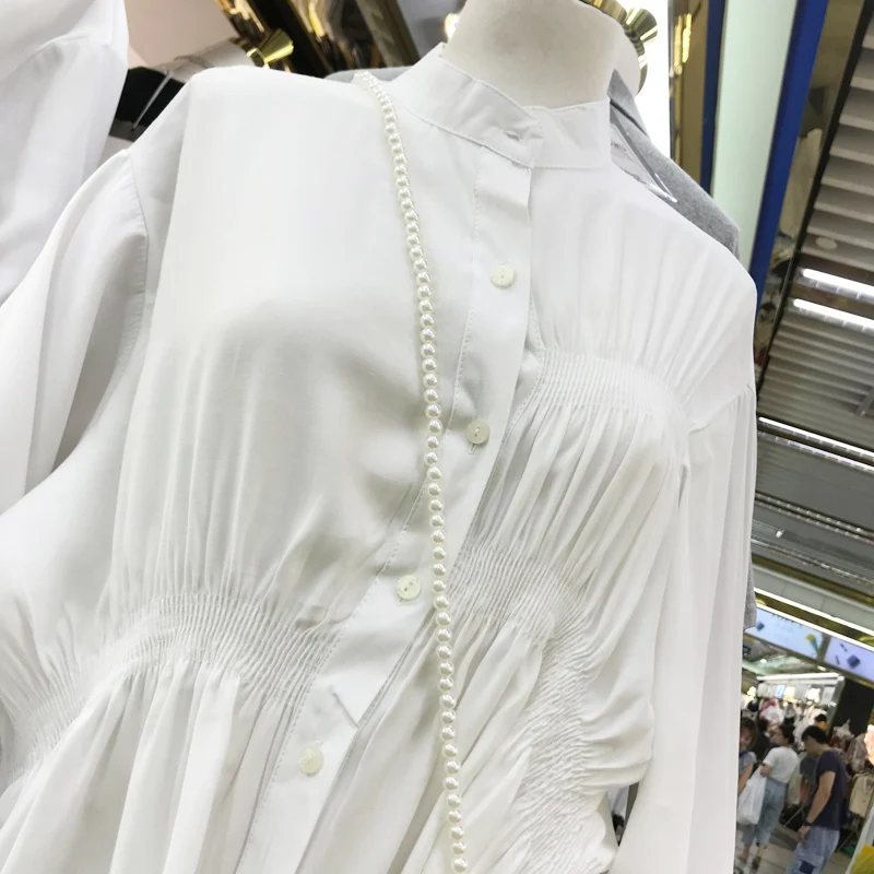 

Fashion New Ladies Dress Korean Style Sexy Woman Short Dresses Loose Casual White Mini Shirt Dress Party