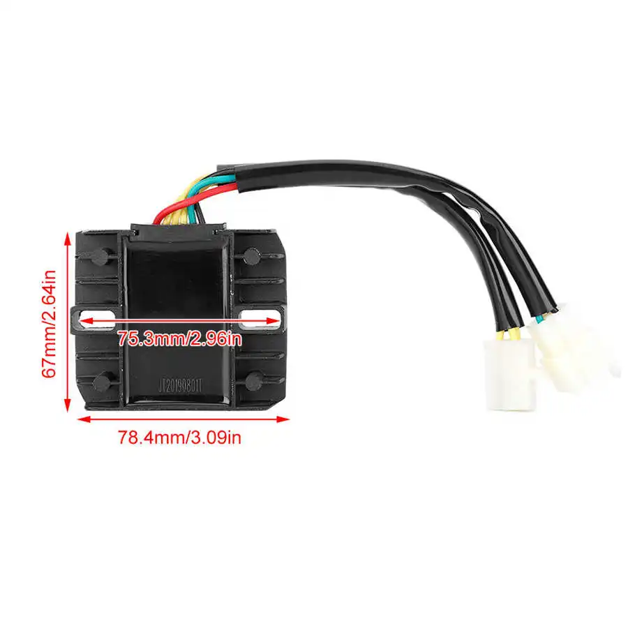 Мотоцикл зажигания DC12V 6 провода мотоцикла напряжение выпрямителя регулятор
