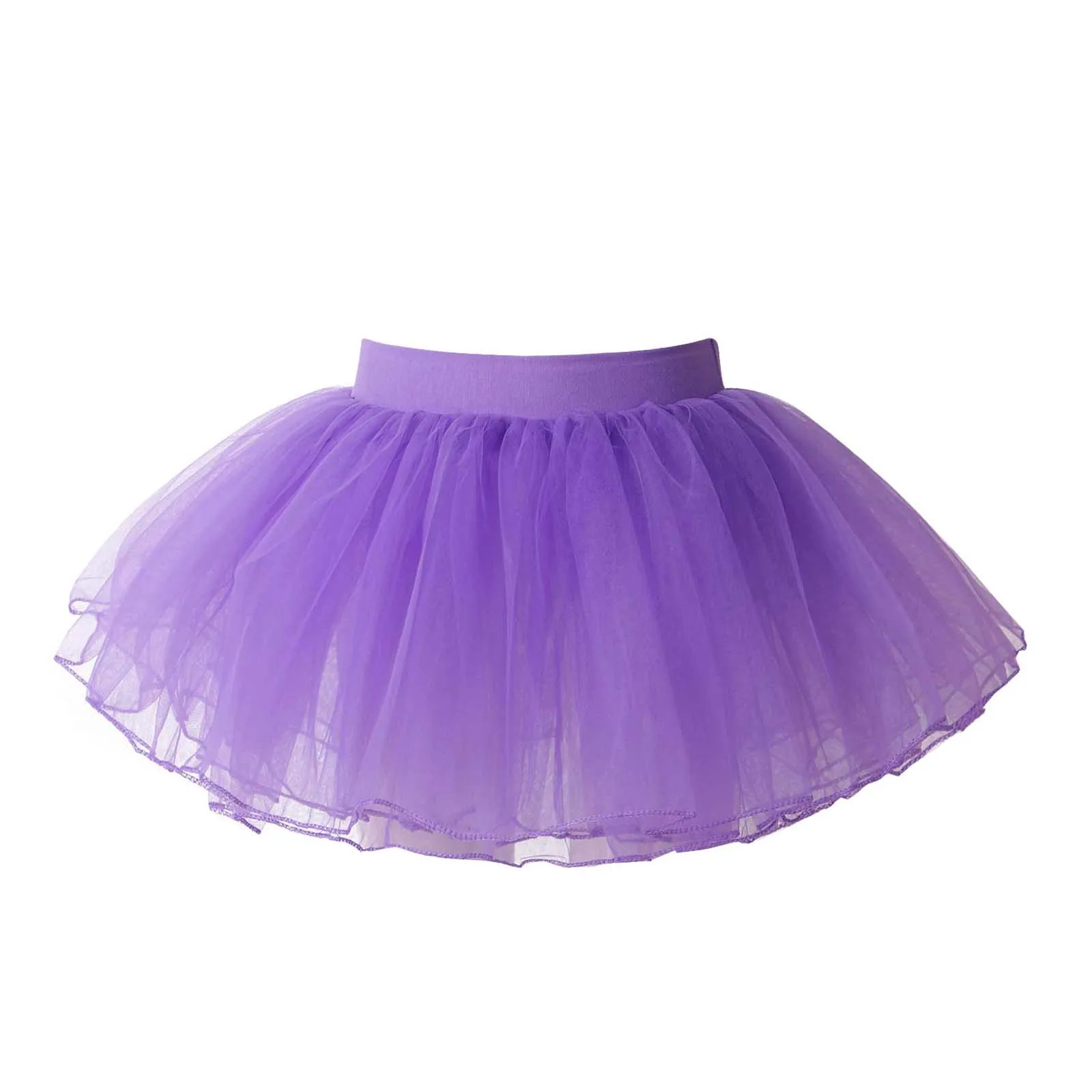

Пышная юбка-пачка для девочек, балетная танцевальная мини-юбка, бальное платье принцессы на день рождения, детская одежда, 4-слойные фатинов...