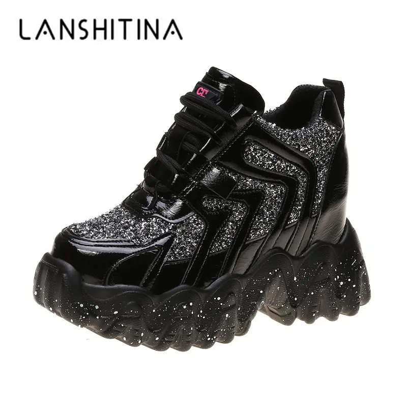 Женские кроссовки на массивной подошве модные брендовые Дизайнерские платформе