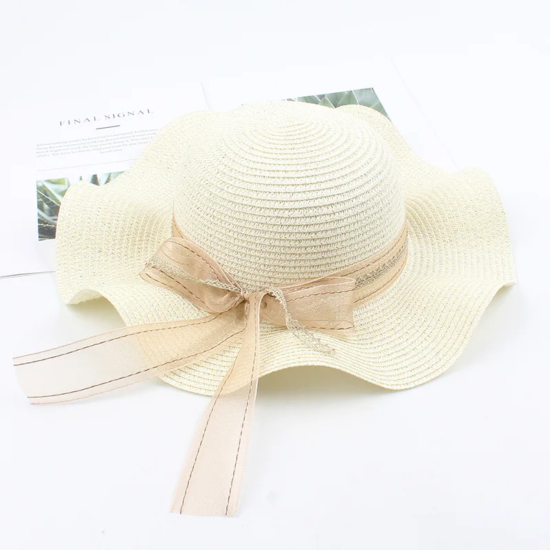 Шляпка от солнца USPOP с широкими полями женская Соломенная пляжная Панама