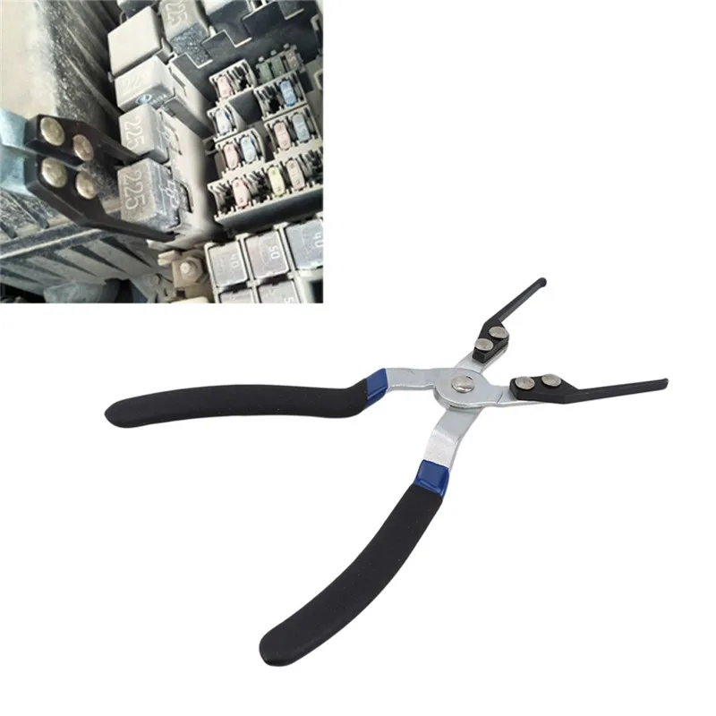

2021 New Universal Car Van Electrical Relay Fuse Puller Remover Install Remove Tool Pliers Car Battery Terminal Demolition Plier