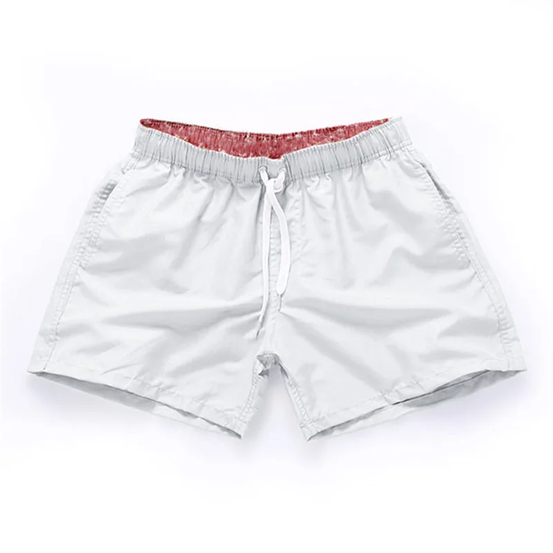 

Swimming trunks men Summer Breeches board shorts Casual Black White Homme Classic Clothing Beach Short Male