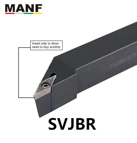 MANF токарные инструменты токарные мини-инструменты VBGT110302L-F твердосплавные вставки из карбида вольфрама Сменные Токарные Вставки SVJBR инструменты