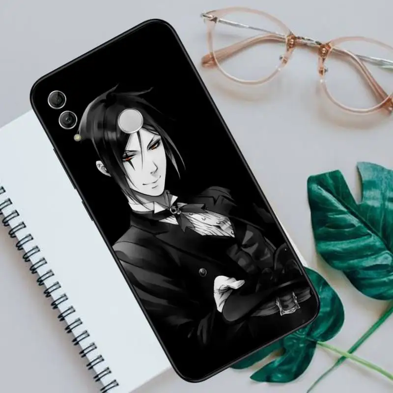 

Hot Black Butler Anime Phone Case For Huawei Honor 7C 7A 8X 8A 9 10 10i Lite 20 NOVA 3i 3e