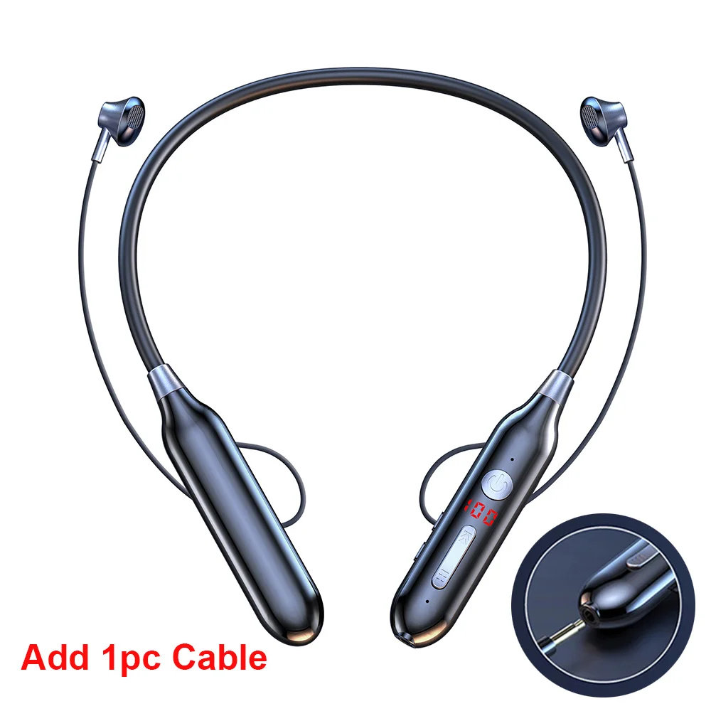 

Wireless headset, noise cancellation, sports helmet, neck magnetic stripe, Bluetooth compatibility, led real-time power display