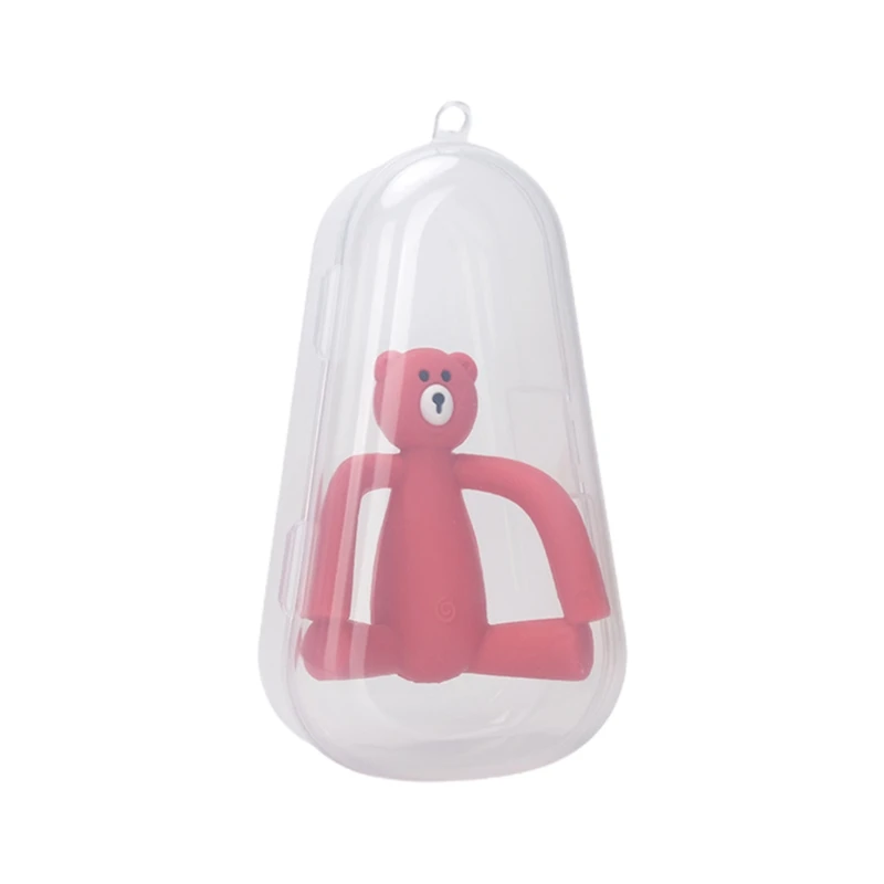 Фото Детский силиконовый Прорезыватель для зубов в форме медведя Мать и ребенок Детский силиконовый Прорезыватель для зубов в форме медведя Мать и ребенок