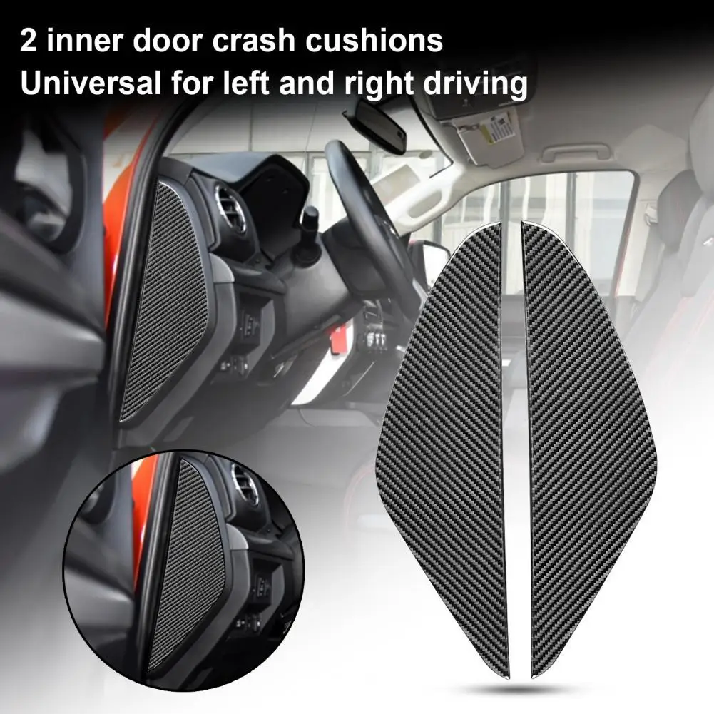 

Durable 2Pcs Exquisite Car Door Anti-collision Cushion Sticker Trim Sturdy Panel Trim Cover UV-proof