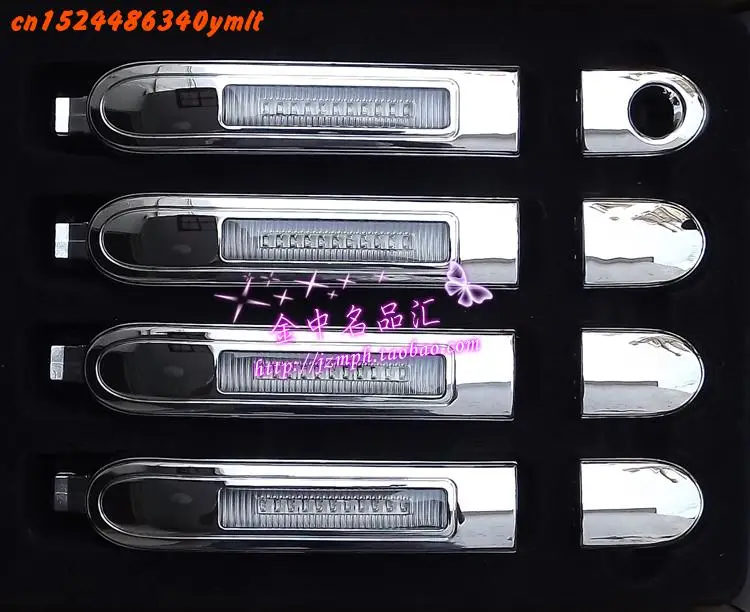 

Для Toyota Corolla 2007-2014 автомобильные аксессуары модификация автомобиля предупреждение Безопасность дверная ручка светодиодный светильник s, си...