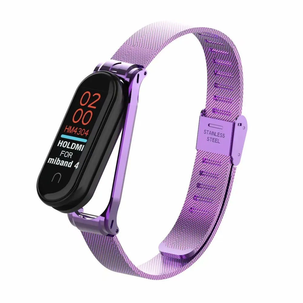 Браслет подходит как для Xiaomi Band 4, так и для 3 наручных металлических часов Smartband Xiomi Xaiomi Xiami Xaomi Xaiomy браслет