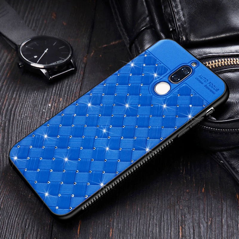 KaiNuEn блестящий чехол для Huawei Mate 10 lite 10Lite Nova 2i на силиконовый роскошный 3d 360