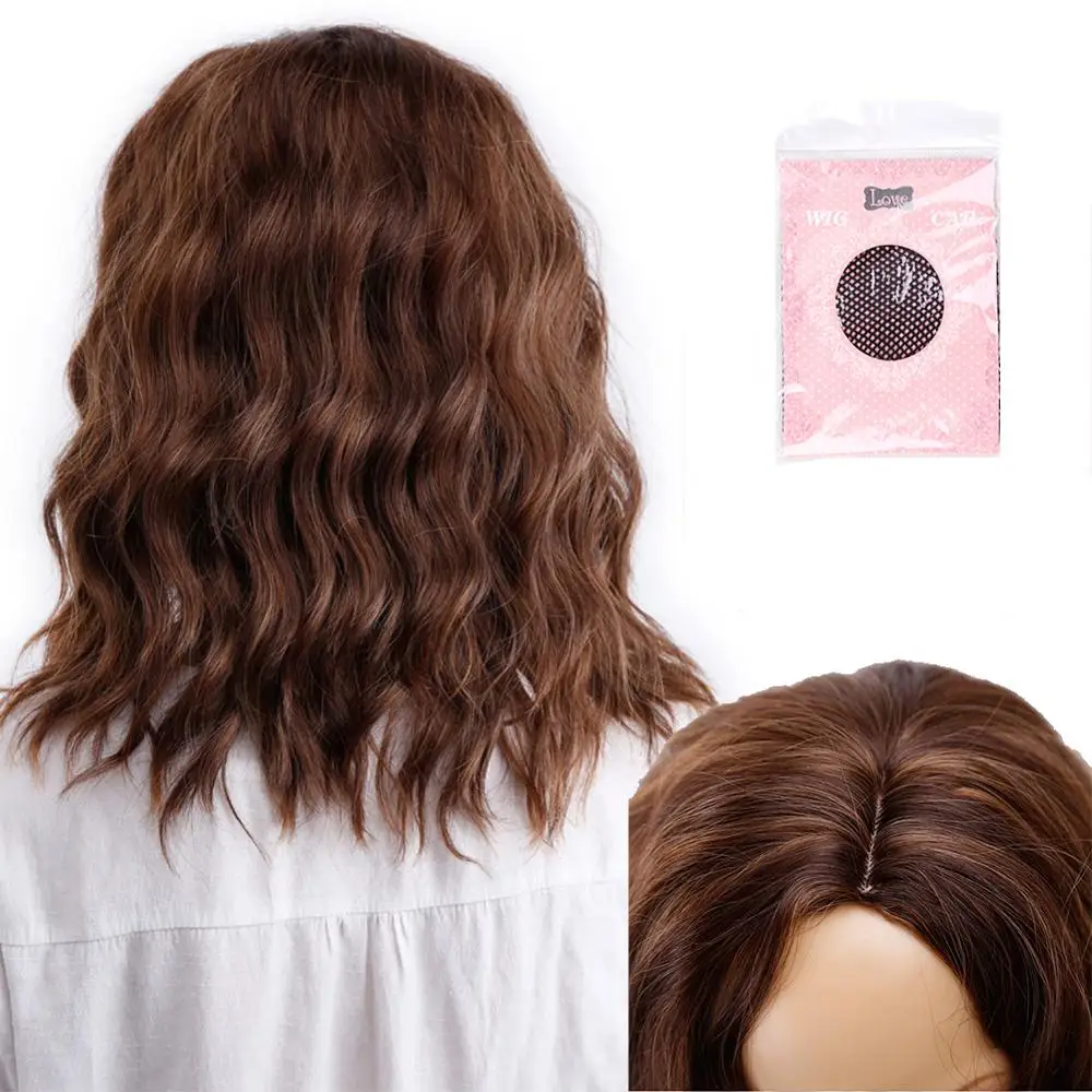 

Amir Blond Short Bob Synthetic Wig Water Wave Natural Looking Color Blonde wigs for Women Peruca