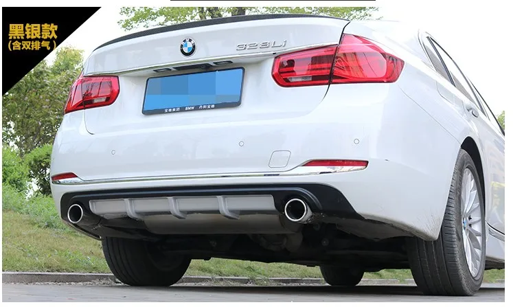 Для BMW F30 F35 316LI 320LI Задний Спойлер ABS задний бампер диффузор защитные бамперы для
