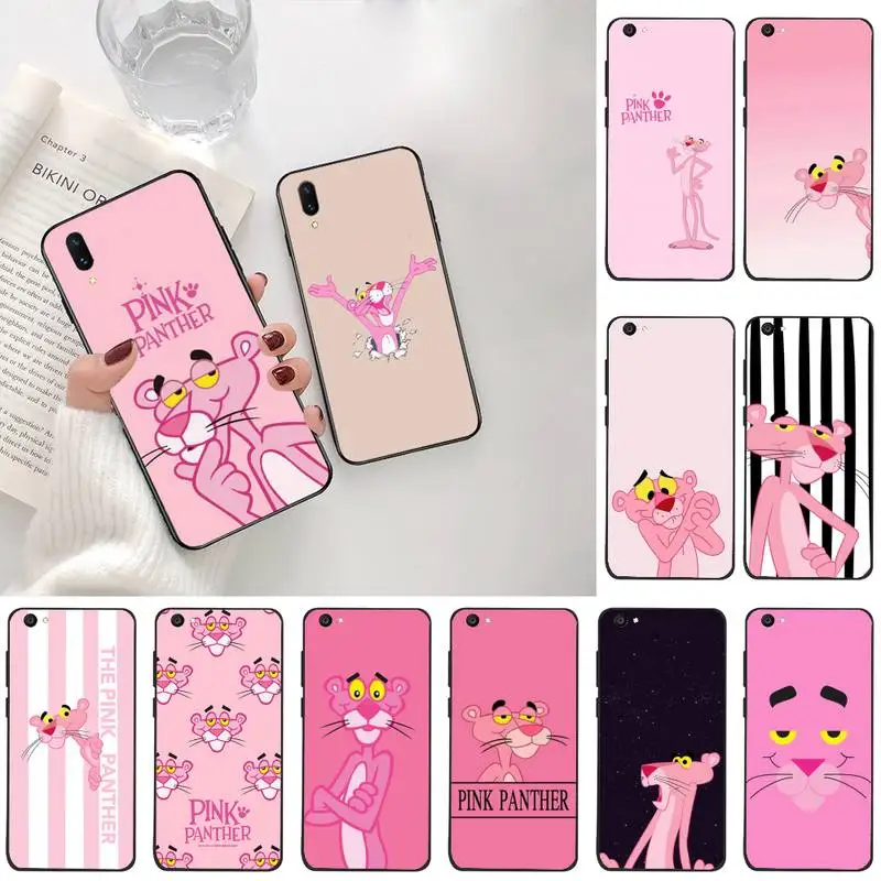 CUTEWANAN Розовая пантера мягкая женская Обложка для Vivo Y91c Y17 Y51 Y67 Y55 Y7s Y81S Y19 V17 vivo s5 |
