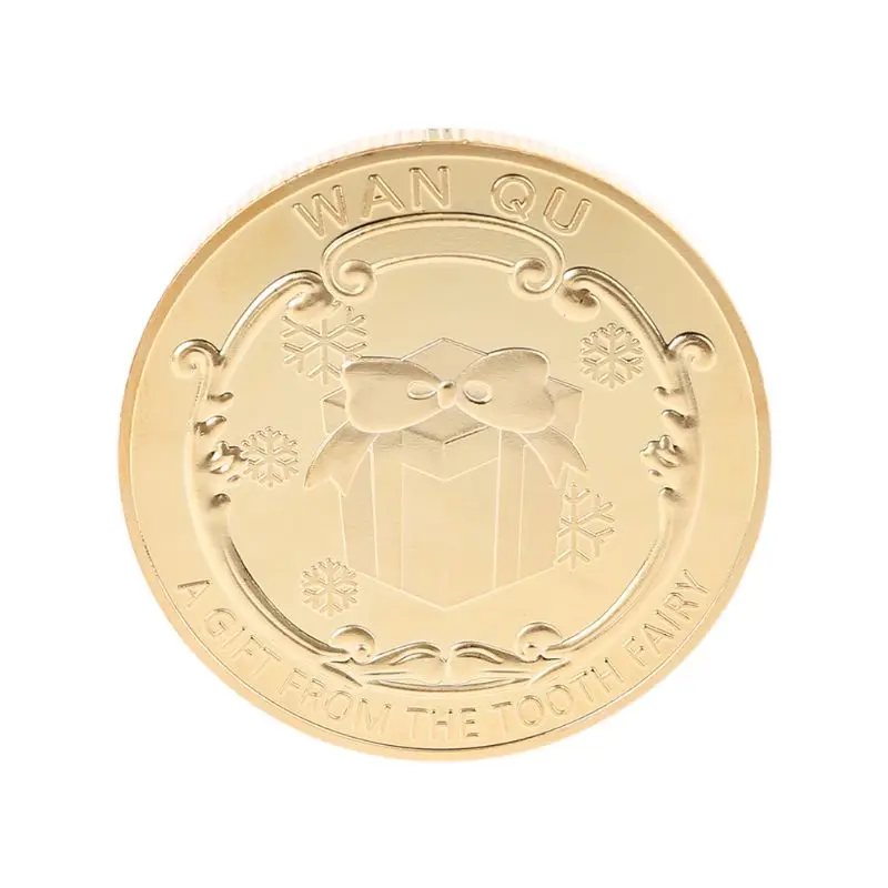 Памятная монета в виде Феи зубов для детей подарок выращивания сувенирное