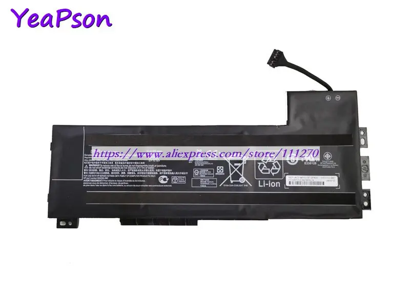 Yeapson 11 4 V 90Wh Подлинная VV09XL HSTNN DB7D батарея для ноутбука HP ZBook 15 G3 / 17 серия мобильных