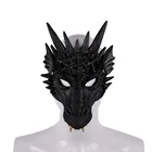 Новинка, реквизит на Хэллоуин, 4D маска дракона, полулицевая маска для детей, подростков, костюм на Хэллоуин, праздничные украшения, взрослый; Дракон, реквизит для косплея