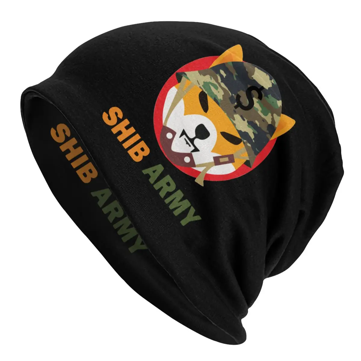 

Shib Army Shiba Inu Crypto Coin Bonnet Hat Hip Hop Autumn Winter Skullies Beanies Hat for Men Women Knitting Hats Warm Caps