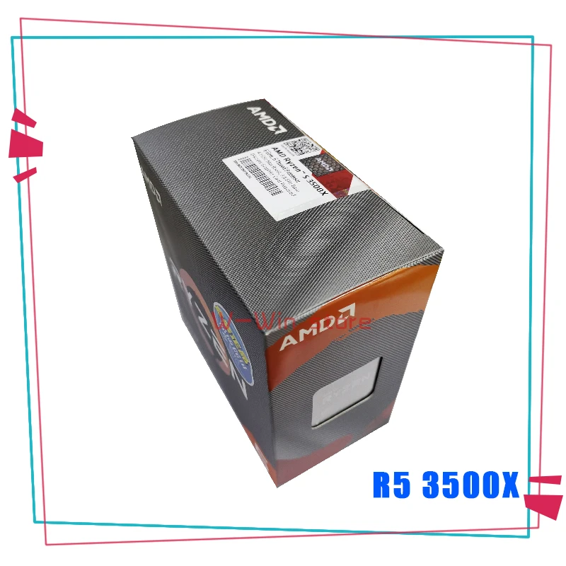 Новый процессор AMD Ryzen 5 3500X R5 3500X3 6 GHz шестиядерный 7NM 65W L3 = 32M 100 000000158 Socket AM4 с